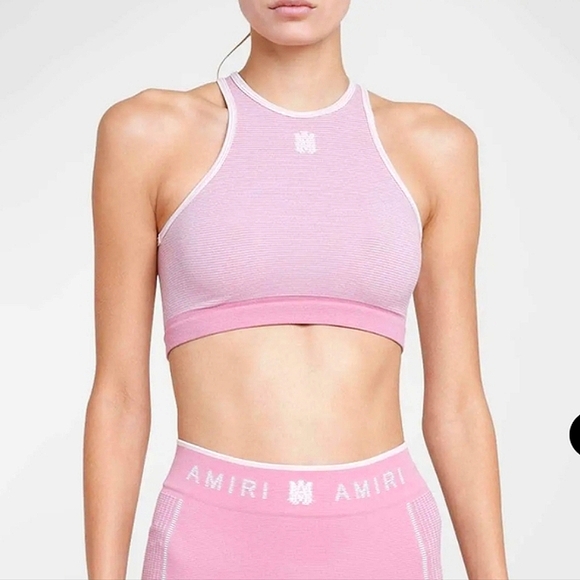 AMIRI Other - NWD$590 AMIRI Ma Embroidered Seamless Racerback Bra Sz XS/ Small